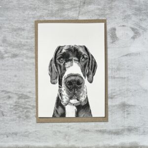 Great Dane Fine Art Greeting Card