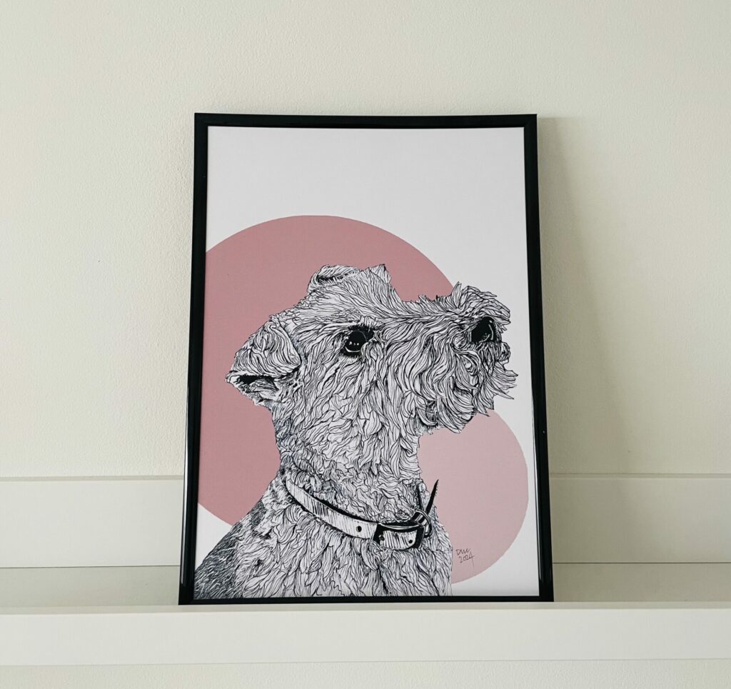 Lakeland Terrier A4 Fine Art Print (unframed)
