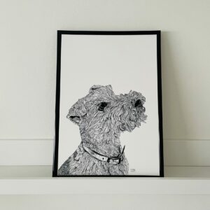 Lakeland Terrier A4 Fine Art Print (unframed)