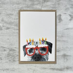 Border Terrier Birthday Card