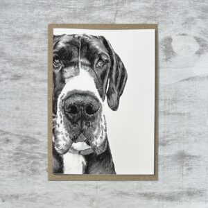 Great Dane Fine Art Greeting Card